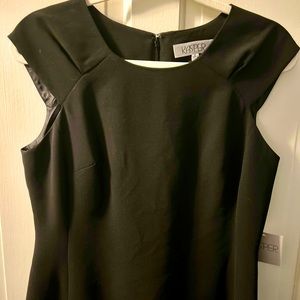 Kasper Size 8 Ladies Little Black Dress NEW WITH TAGS RETAIL $79